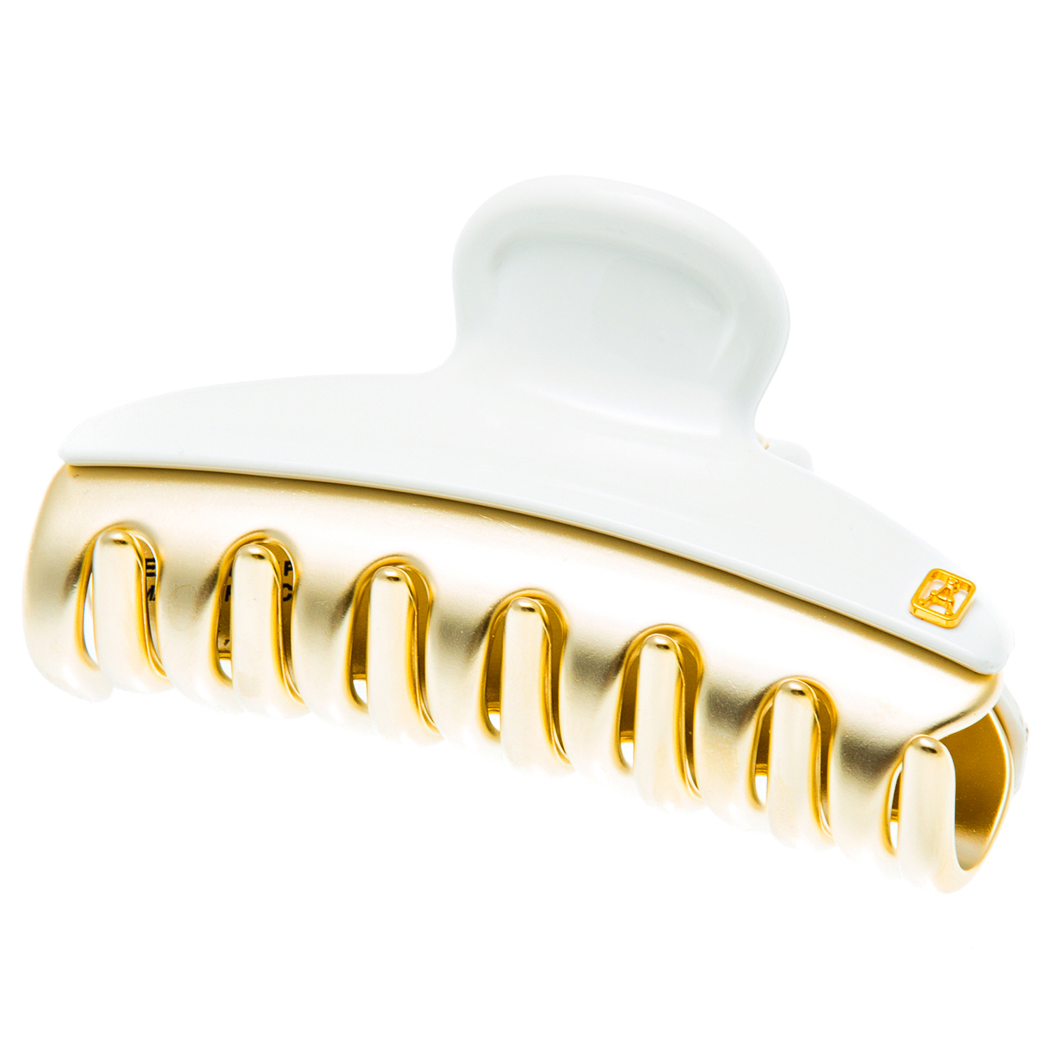 

Белая заколка-краб, размер медиум Alexander de Paris детская, Нет цвета, Белая заколка-краб, размер медиум Alexander de Paris детская