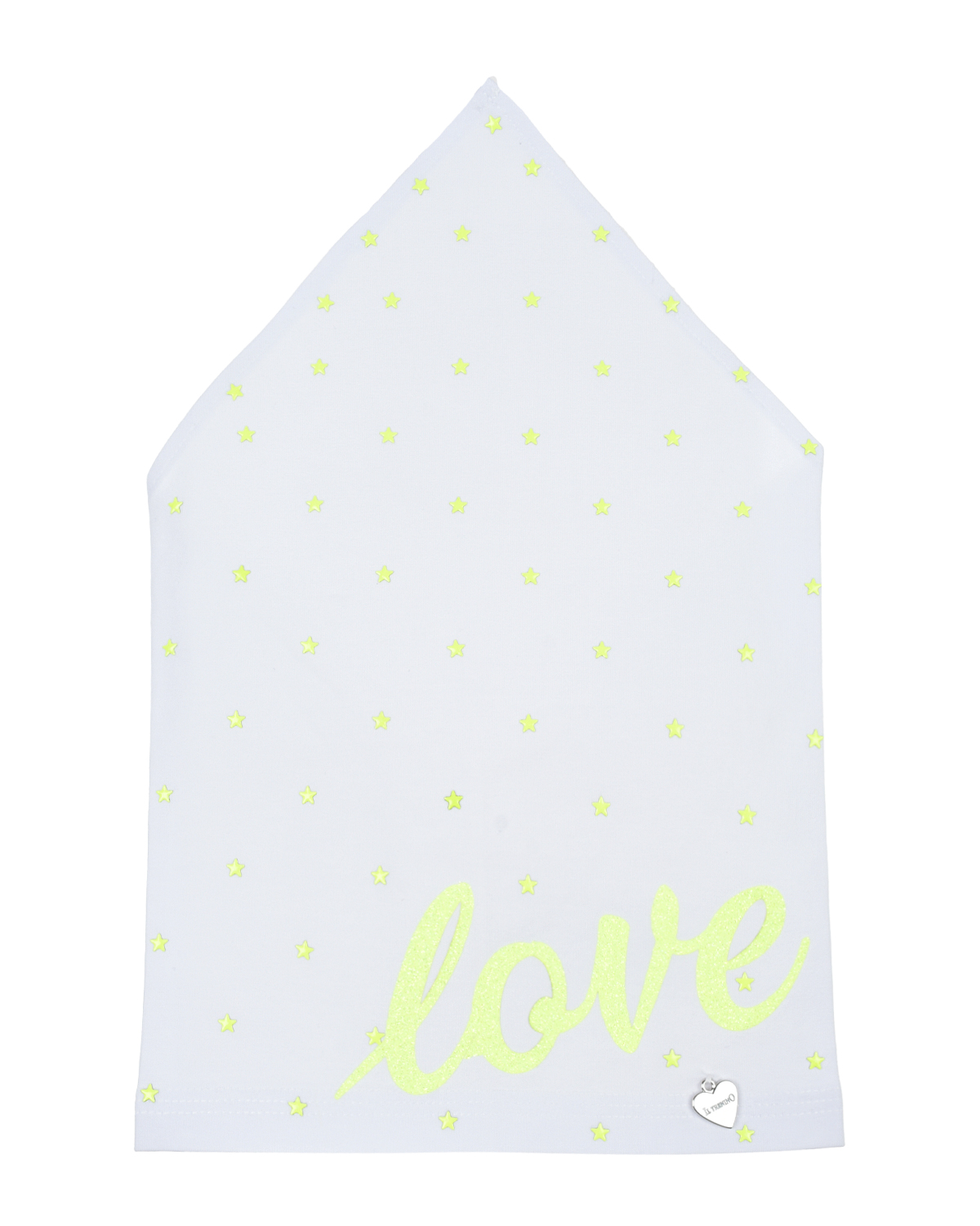 Белая косынка с принтом quotLove quot Il Trenino 2799₽