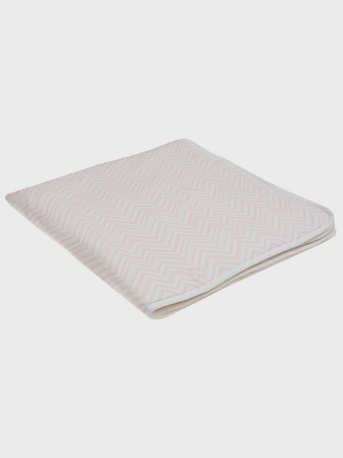 Плед с узором зигзаги, розовый Missoni