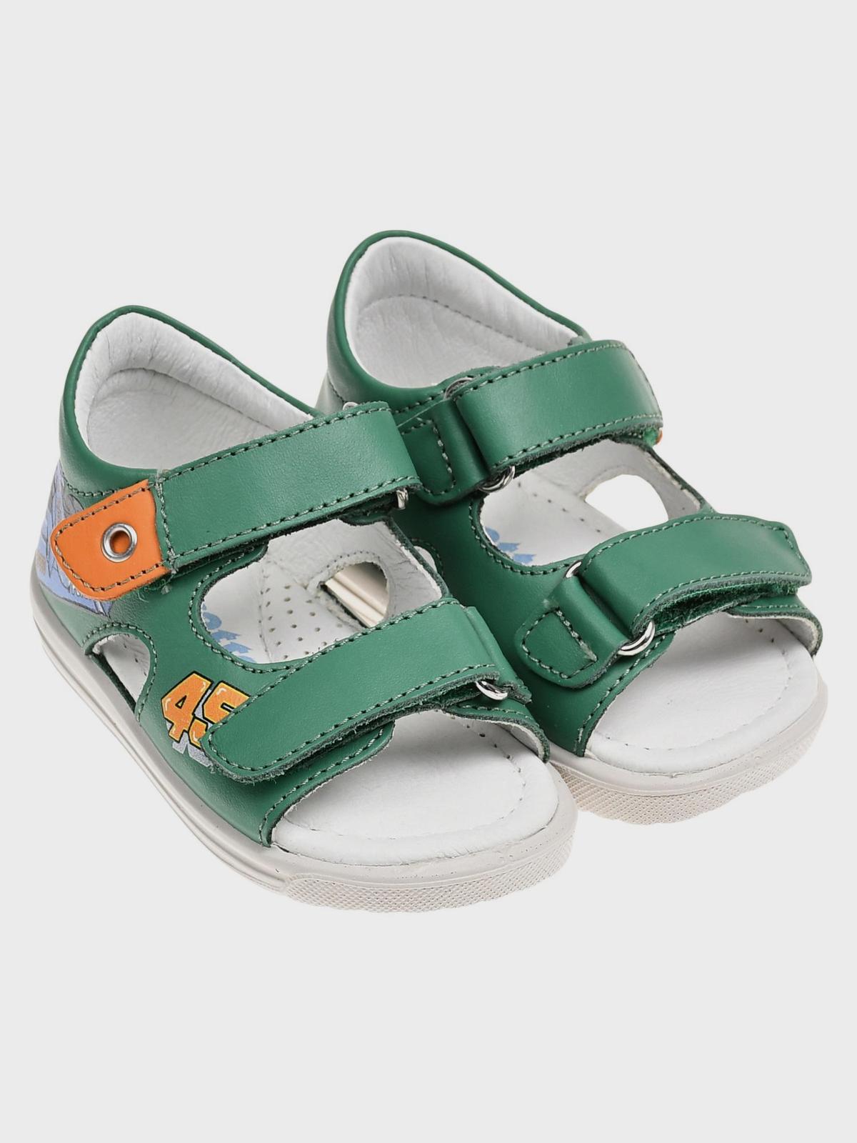 Сандалии с принтом "гоночный болид" Falcotto