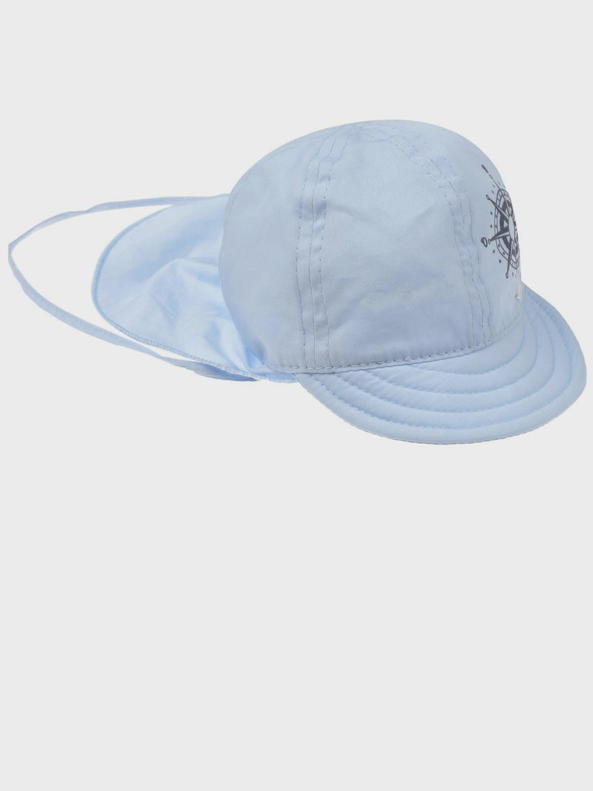 Голубая кепка с принтом "штурвал" Il Trenino