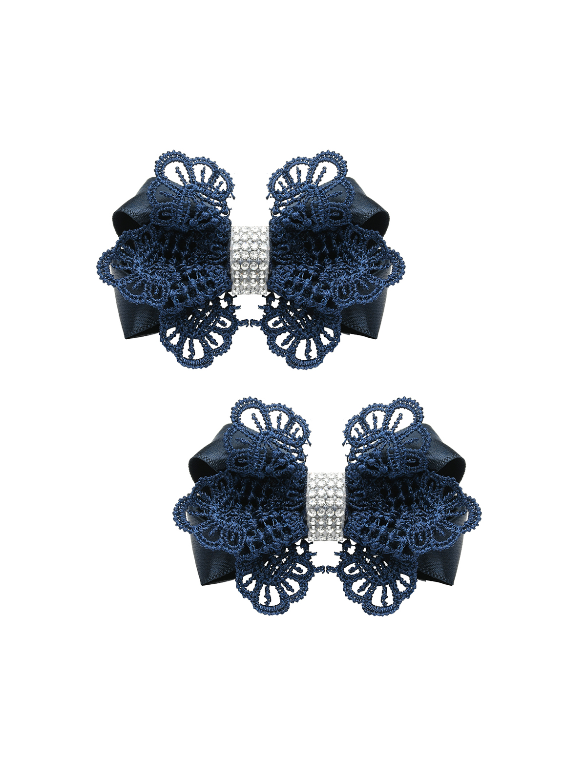 Синий бант со стразами Rena Chris 999₽