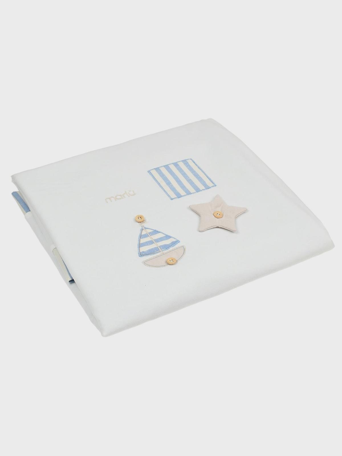 Плед с аппликациями &quot;кораблики&quot; Marlu