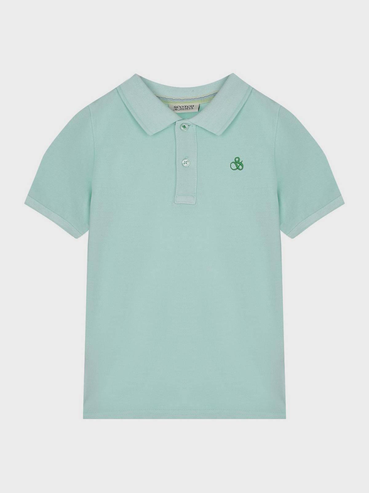 Футболка-поло мятного цвета Scotch&Soda
