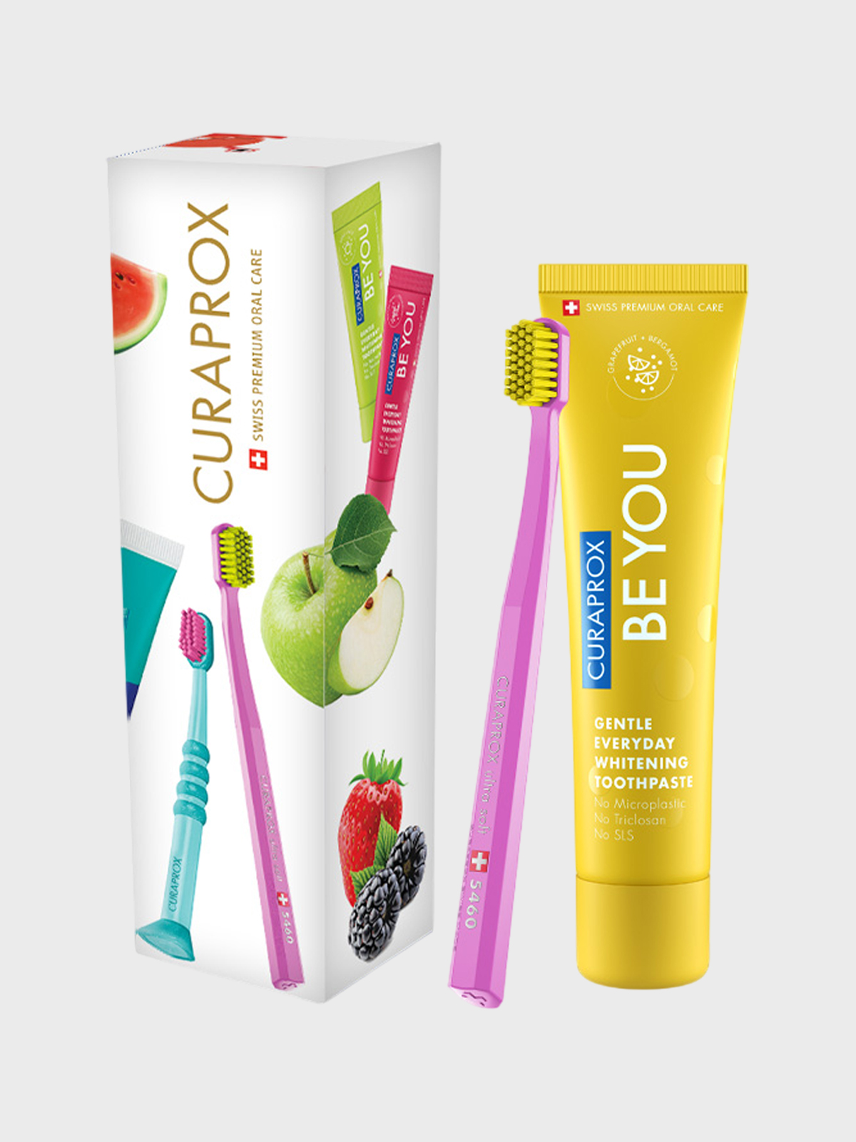 Зубной набор &quot;Праздник с Be you yellow&quot; Curaprox