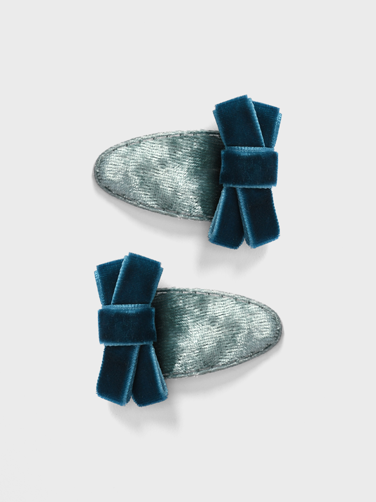 Заколки для волос клик-клак, бирюзовые Tais