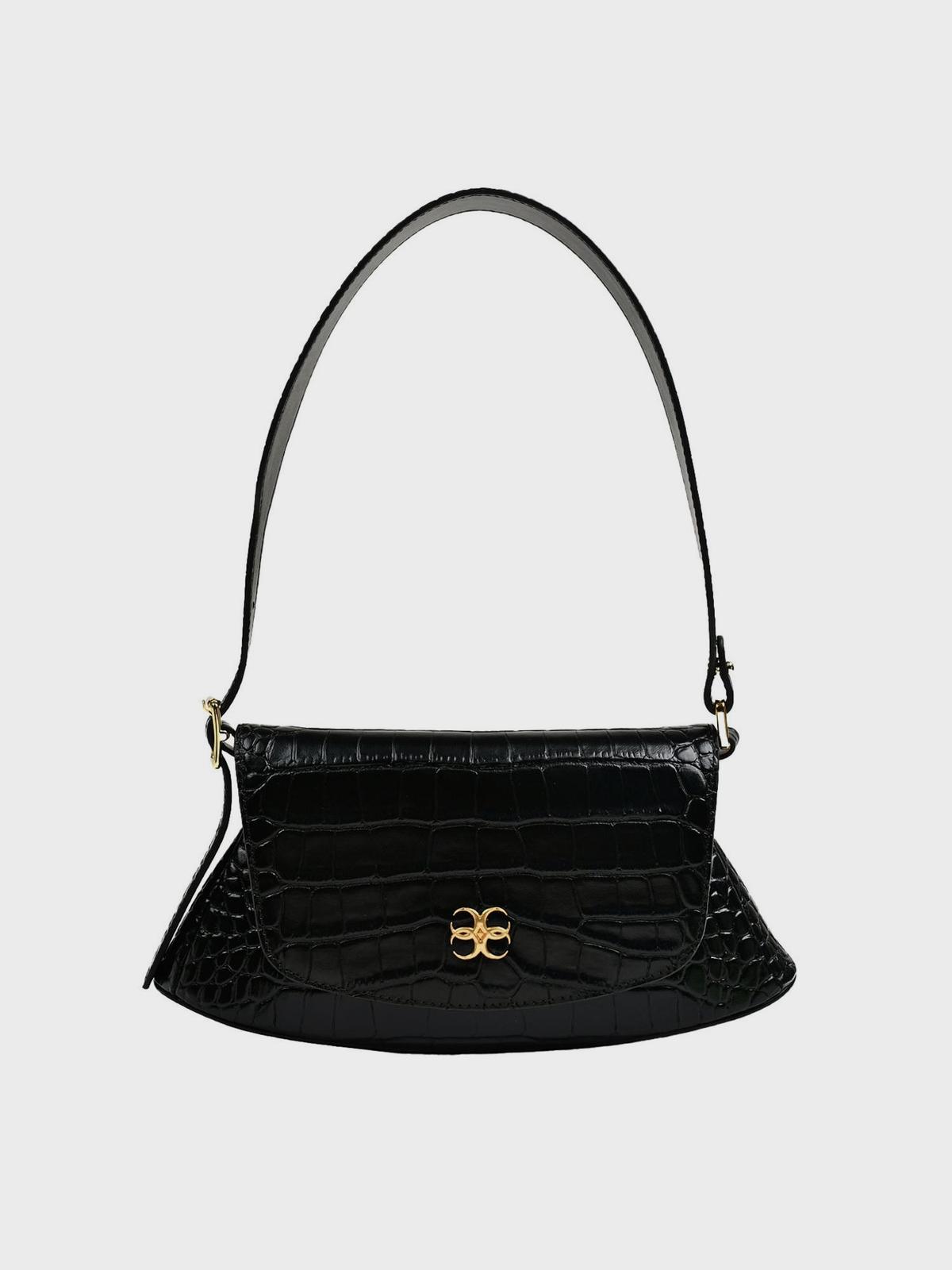 Сумка-трапеция, черная Yese Studio