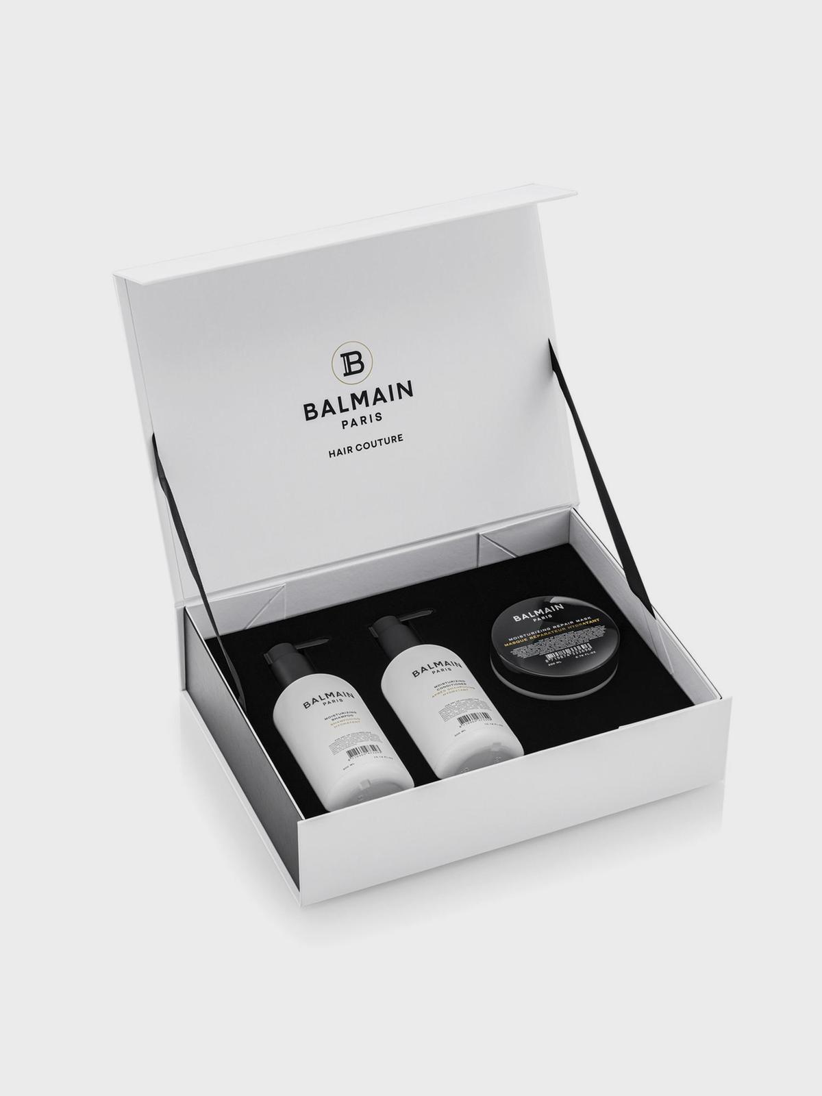 Набор для увлажняющего ухода (шампунь, кондиционер, восстанавливающая маска) Balmain