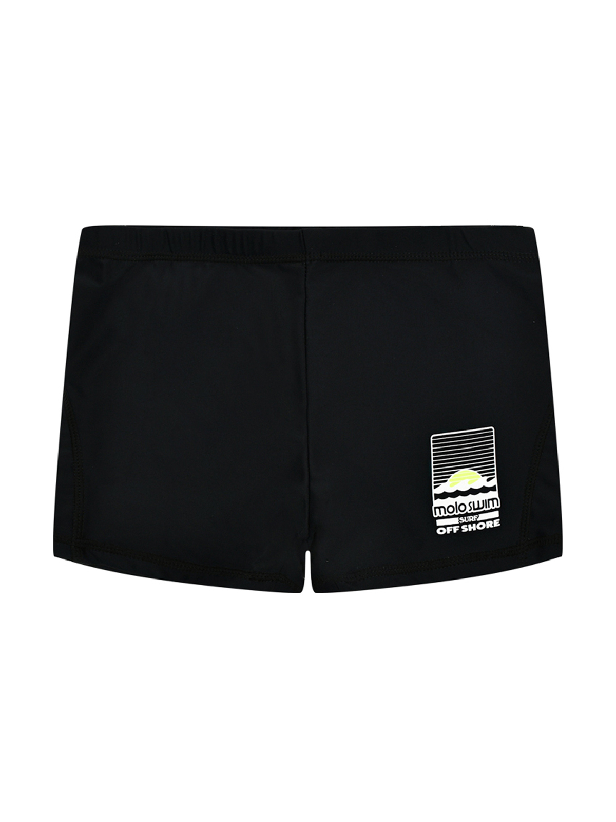 Плавки - шорты однотонные черные Molo 4399₽