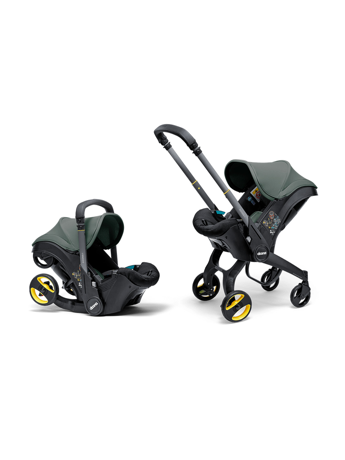 Кресло автомобильное Doona Коляска-автокресло Doona i/State Green (Forest Green)