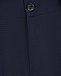 Темно-синие брюки slim fit Dal Lago | Фото 3