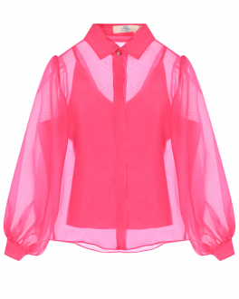 Шелковая блуза розового цвета Zhanna&Anna Розовый, арт. ZAOZ00000119 | Фото 1