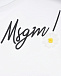 Белая футболка с крупным лого MSGM | Фото 4