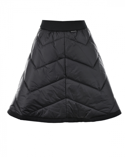 Черная стеганая юбка Moncler | Фото 1