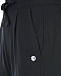 Черные спортивные брюки с поясом на кулиске Deha | Фото 6