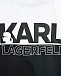 Ветровка колорблок с логотипом на спине Karl Lagerfeld kids | Фото 4