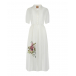 Белое платье с акварельным цветком  | Фото 1