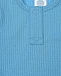 Синее боди с отделкой в рубчик Sanetta | Фото 3