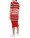 Красное платье в белую полоску Pietro Brunelli | Фото 3