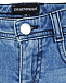Джинсовые шорты с потертостями Emporio Armani | Фото 3