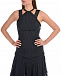 Черное платье с кружевной отделкой Charo Ruiz | Фото 5