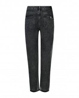 Серые джинсы длиной 7/8 Paige Серый, арт. 6706G82-4291 PRISCILLA DESTRUCTED | Фото 2