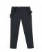 Черные брюки с оборками на карманах Tre Api | Фото 1