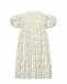 Платье с ажурной отделкой, принт мелкие цветы Cera Una Volta | Фото 1