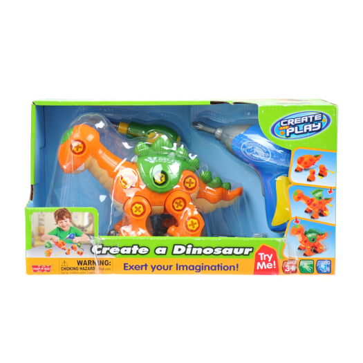 Игрушка HAPPY KID Динозавр с шуруповертом  | Фото 1