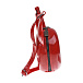 Красная лакированная сумка Микки Маус, 5х23х22 см Monnalisa | Фото 4
