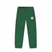 Темно-зеленые брюки с лого No. 21 | Фото 1