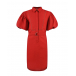 Красное платье с рукавами-фонариками Brunello Cucinelli | Фото 1
