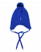 Синяя шапка с меховой отделкой Il Trenino | Фото 2