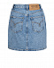 Голубая джинсовая юбка-мини Mo5ch1no Jeans | Фото 5