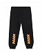 Черные спортивные брюки с оранжевым логотипом Off-White | Фото 2