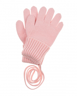 Розовые перчатки на резинке Chobi Розовый, арт. WP23120-1 PINK | Фото 1