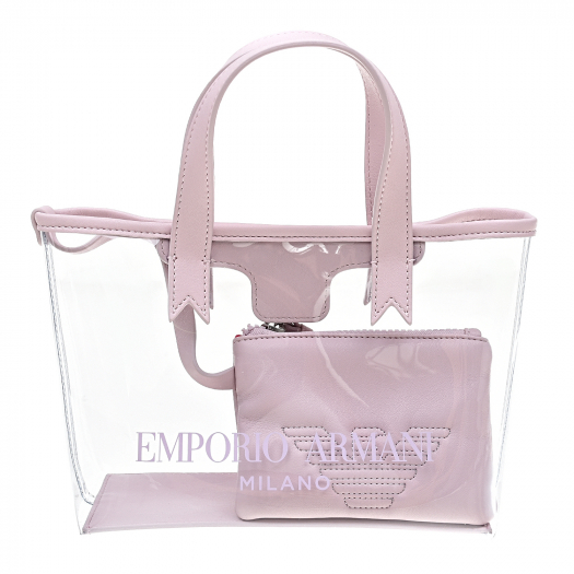 Прозрачная сумка с кошельком 16x21x8 см Emporio Armani | Фото 1