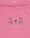 Розовые спортивные брюки с вышивкой Sanetta Kidswear | Фото 3