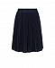 Синяя плиссированная юбка средней длины Aletta | Фото 2
