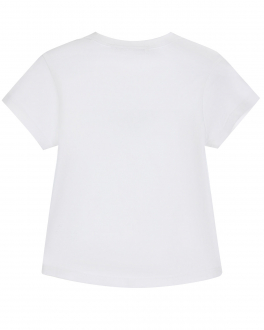 Белая футболка с удлиненным краем Givenchy Белый, арт. H15H87 10B | Фото 2
