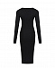 Черное платье из стрейч-шелка Joseph | Фото 5