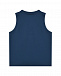 Комплект с логотипом и белой окантовкой футболка + бермуды, синий Bikkembergs | Фото 3