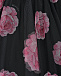 Черное платье с принмто &quot;розы&quot; Monnalisa | Фото 4