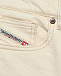 Зауженные белые джинсы Diesel | Фото 3