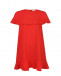 Красное платье с оборкой  | Фото 1