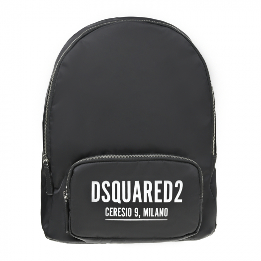 Черный рюкзак с накладным карманом, 38x32x12 см Dsquared2 | Фото 1