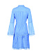 Голубое платье с рукавами-клеш 120% Lino | Фото 5