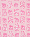 Розовая пижама с принтом &quot;медвежата&quot; Guess | Фото 6