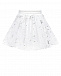 Белая юбка с вышивкой пайетками Dan Maralex | Фото 2