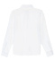 Однотонная хлопковая рубашка белого цвета Dal Lago | Фото 3
